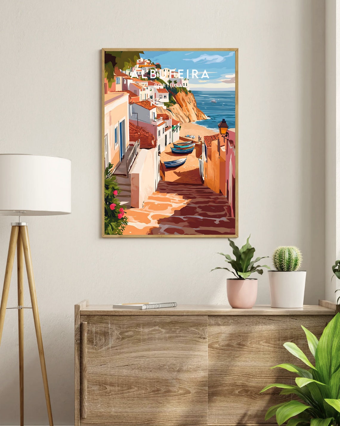 Albufeira Travel Print Portugal Albufeira Poster Portugal Poster Travel Wall Art Portugal Print Poster Portugal Albufeira Wall Art - Image 3