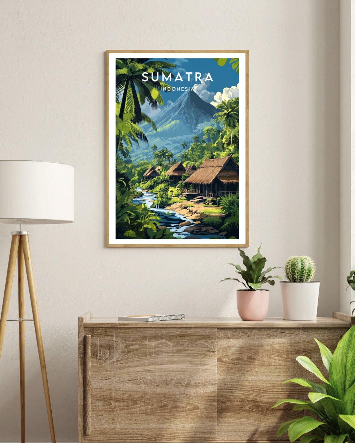 Sumatra Travel Poster, Indonesia Wall Art Print - Image 3
