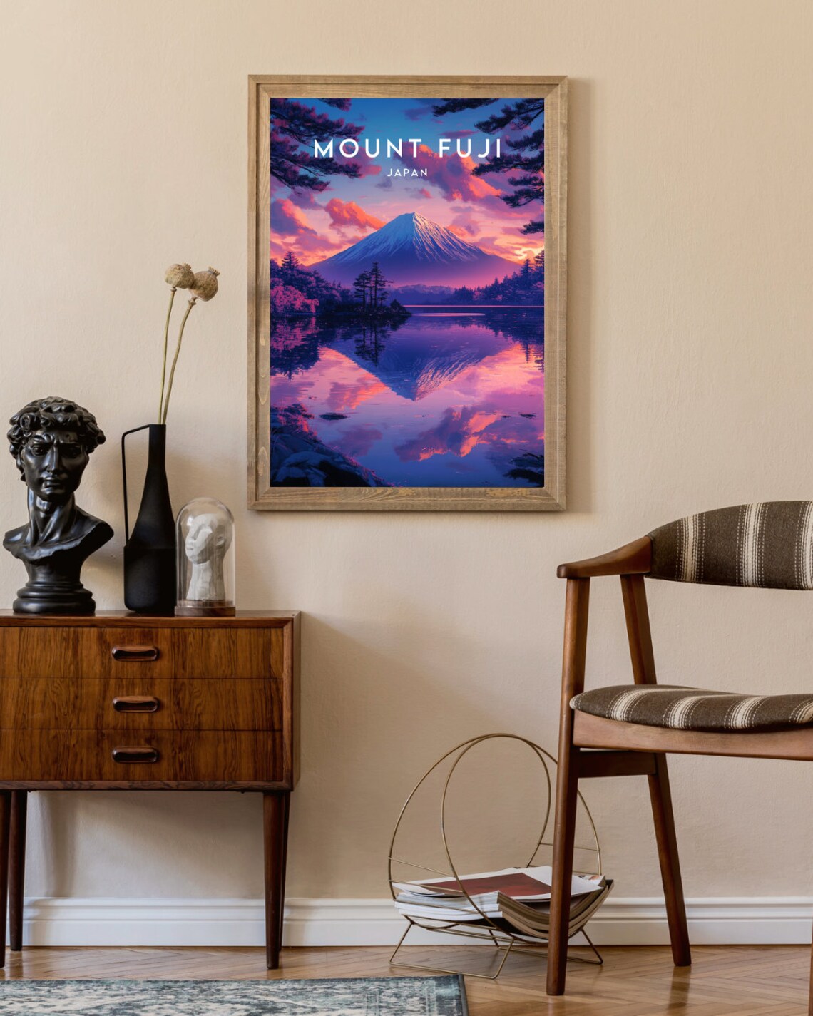 Mount Fuji Travel Poster, Japan Travel Wall Art - Image 2