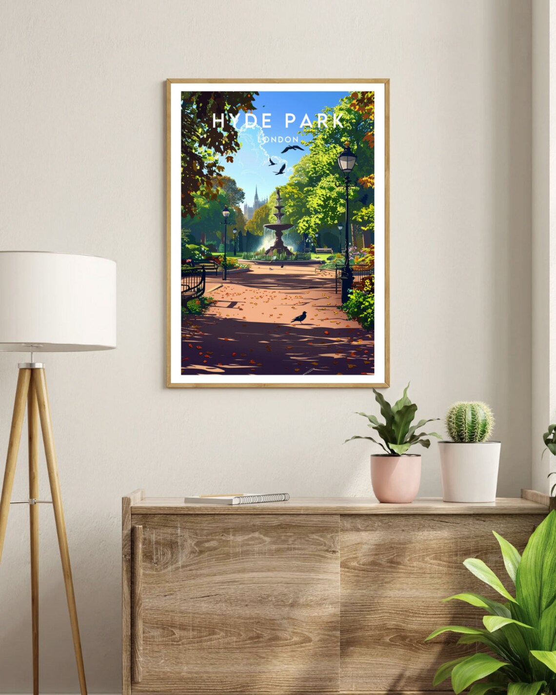 Hyde Park Travel Poster, London Europe Wall Art - Image 3