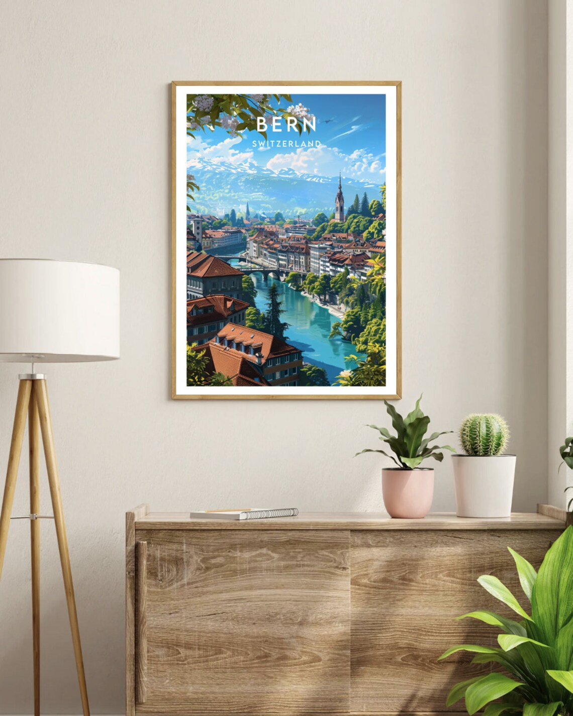 Bern Travel Poster, Switzerland Europe Wall Art Print - Image 3