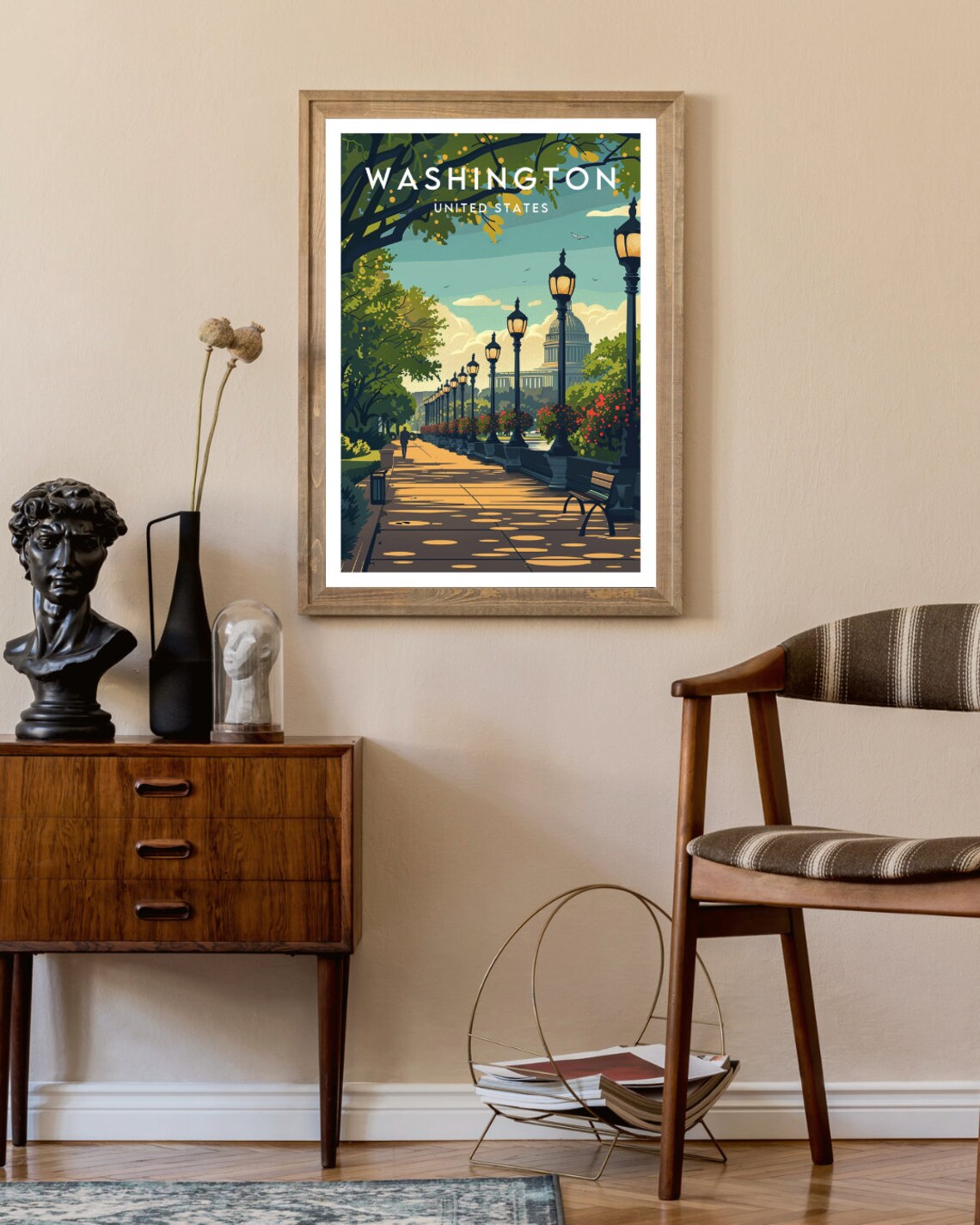Washington Travel Poster, United States Wall Art - Image 2