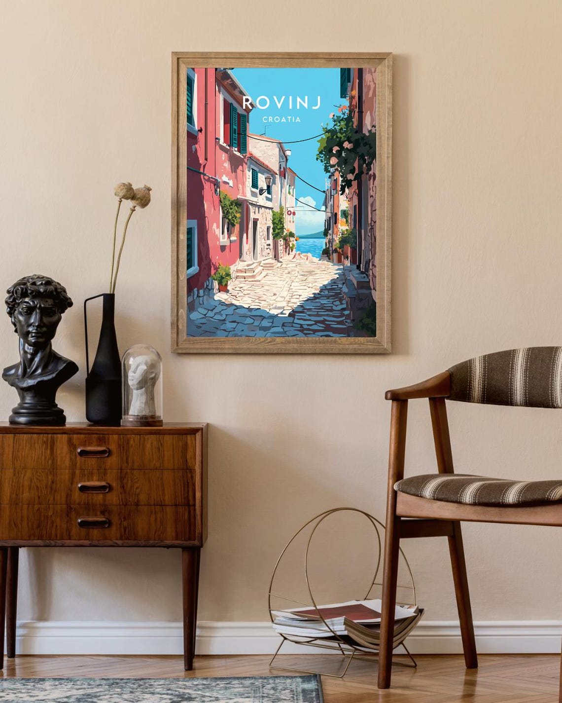 Rovinj Travel Print Croatia Rovinj Poster Croatia Poster Travel Wall Art Croatia Print Croatia Rovinj Wall Art Croatian Rovinj Art - Image 2