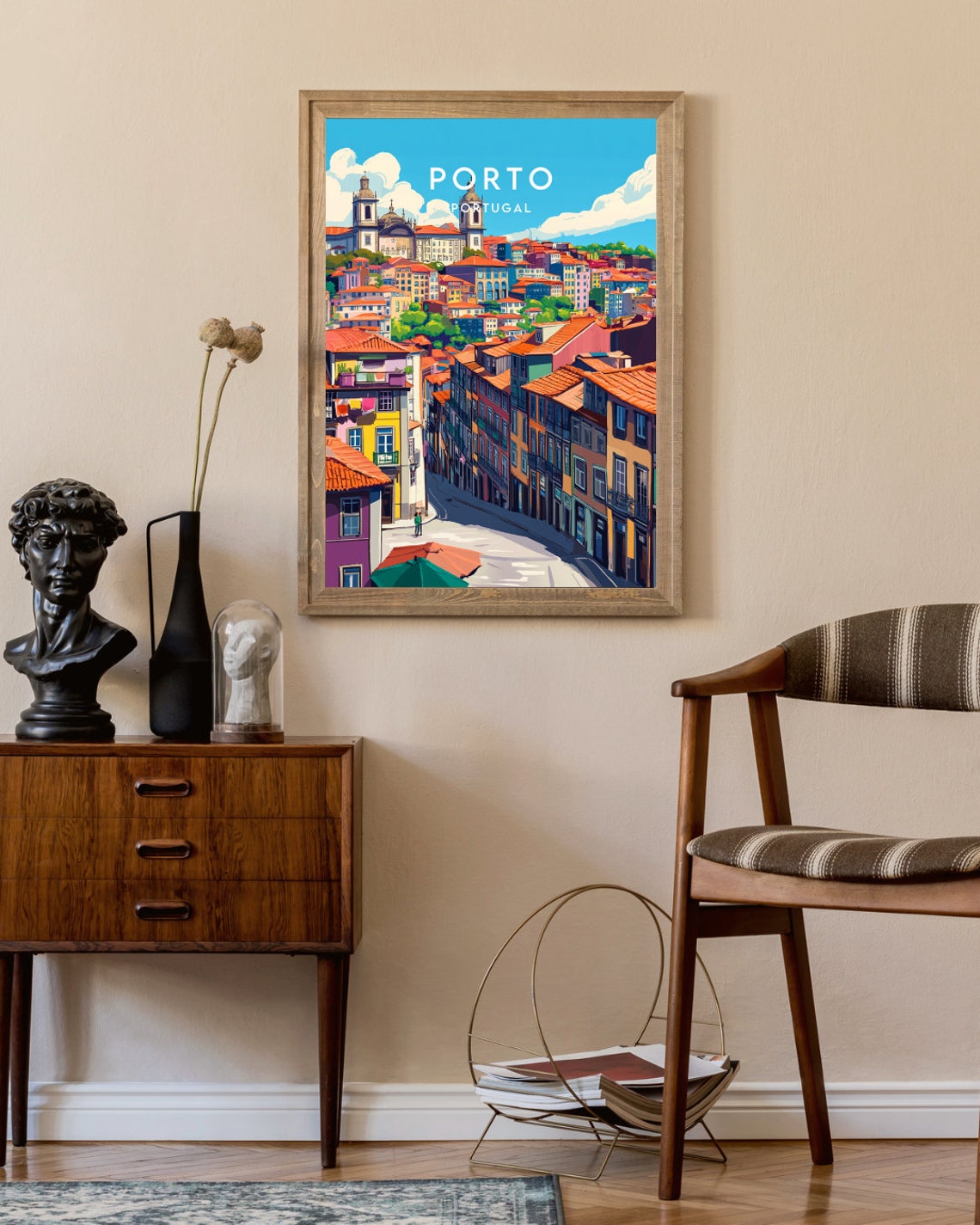 Porto Travel Print Portugal Porto Poster Portugal Poster Travel Wall Art Portugal Print Poster Portugal Europe Porto Portugese - Image 2