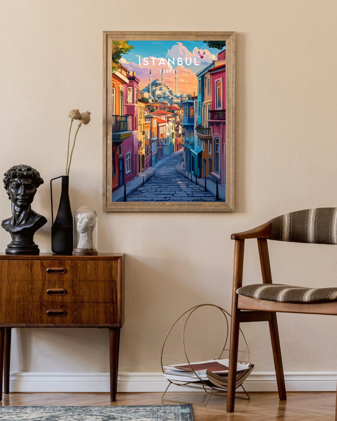 Istanbul Travel Print Turkey Istanbul Poster Turkey Poster Travel Wall Art Turkey Print Poster Turkey Europe Istanbul Wall Art - Image 2