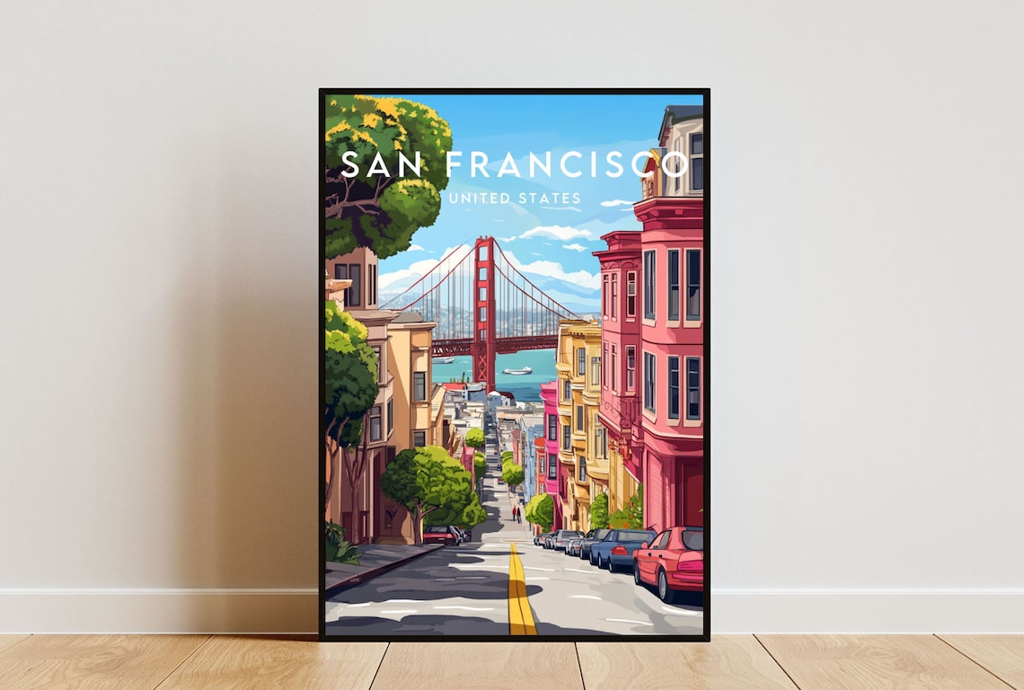 San Francisco Travel Wall Art Print