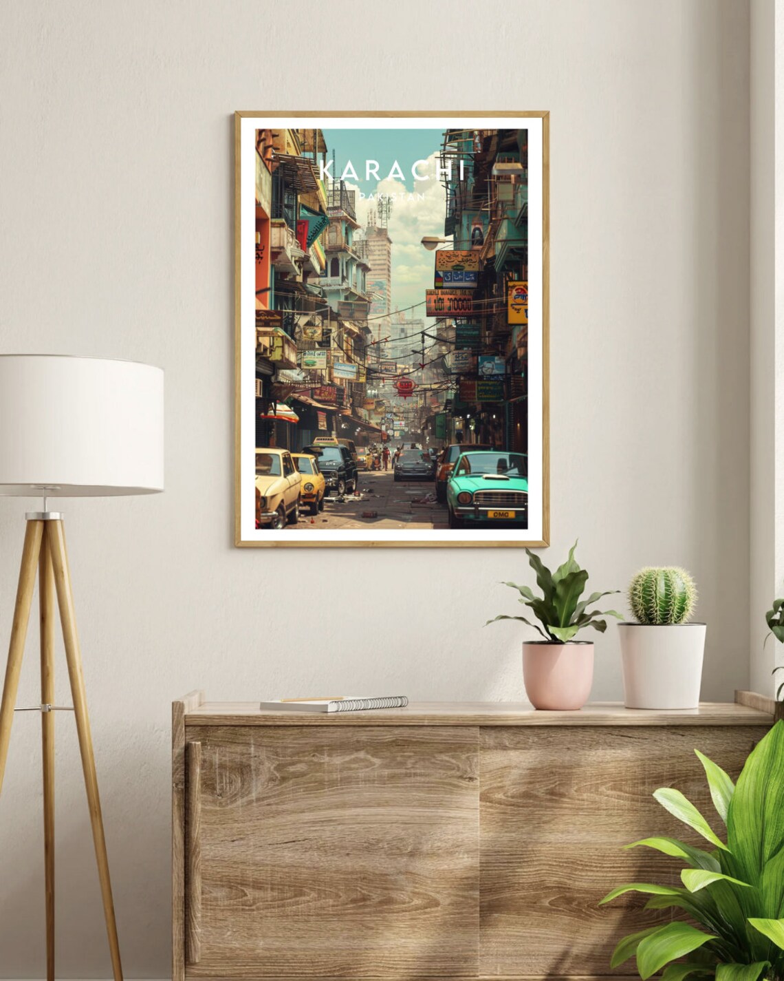 Karachi Travel Poster, Pakistan City Wall Art - Image 3