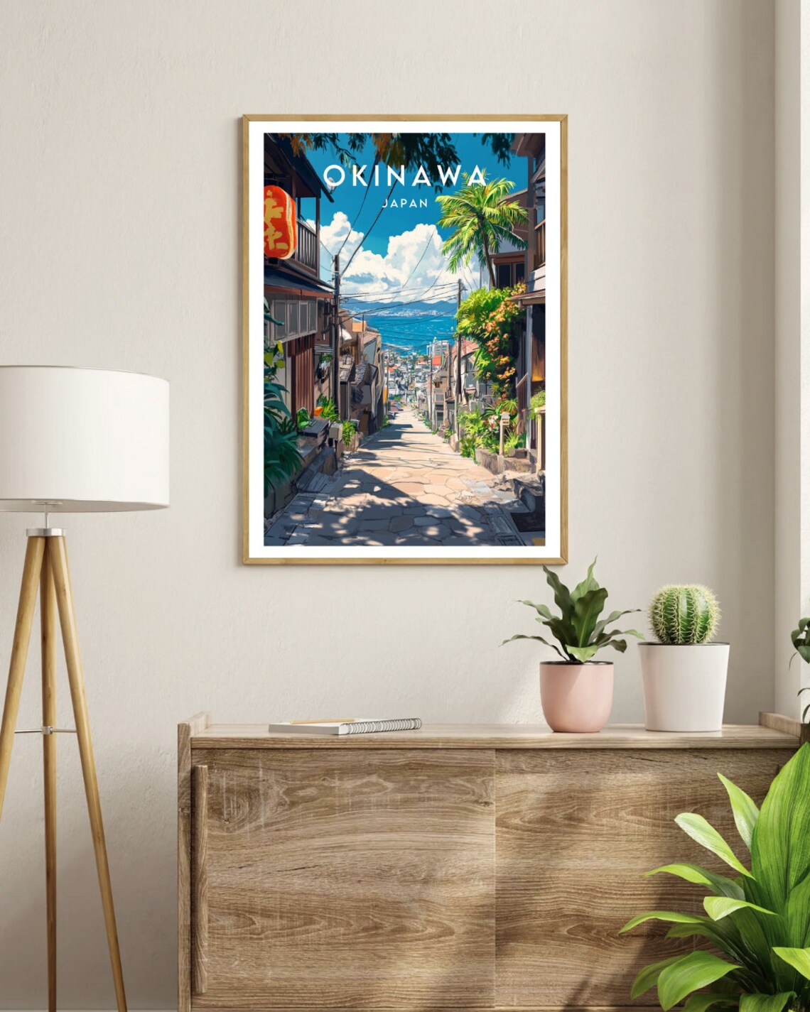 Okinawa Travel Poster, Japan Wall Art Print - Image 3