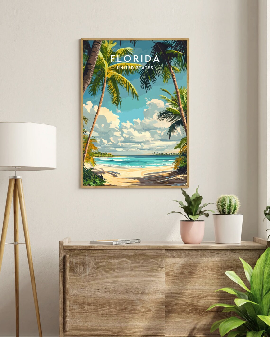 Florida Travel Poster, United States Travel Print - Image 3