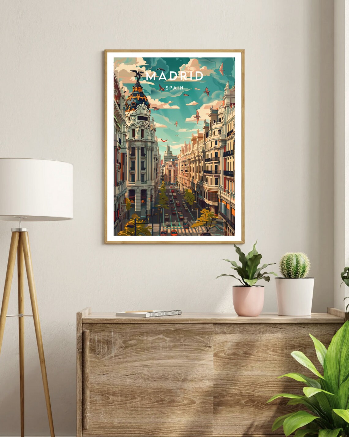 Madrid Travel Poster, Spain Europe Wall Art - Image 3
