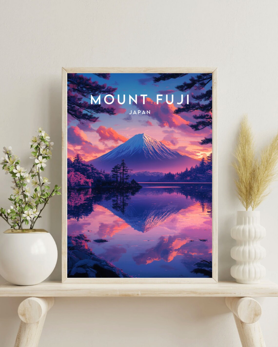 Mount Fuji Travel Poster, Japan Travel Wall Art - Image 4