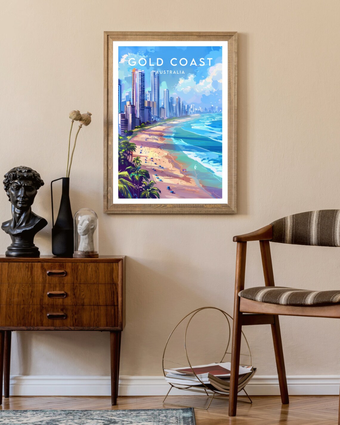 Gold Coast Travel Poster, Australia Wall Art Print - Image 2