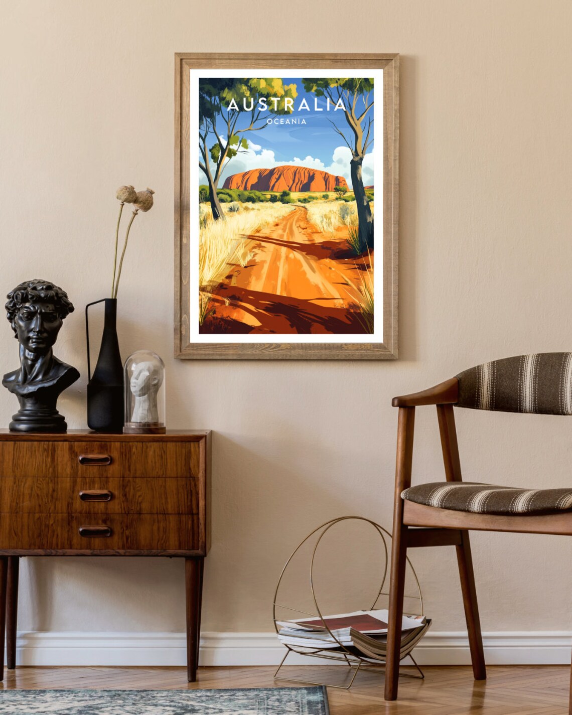 Australia Travel Poster, Oceania Outback Sydney - Image 2