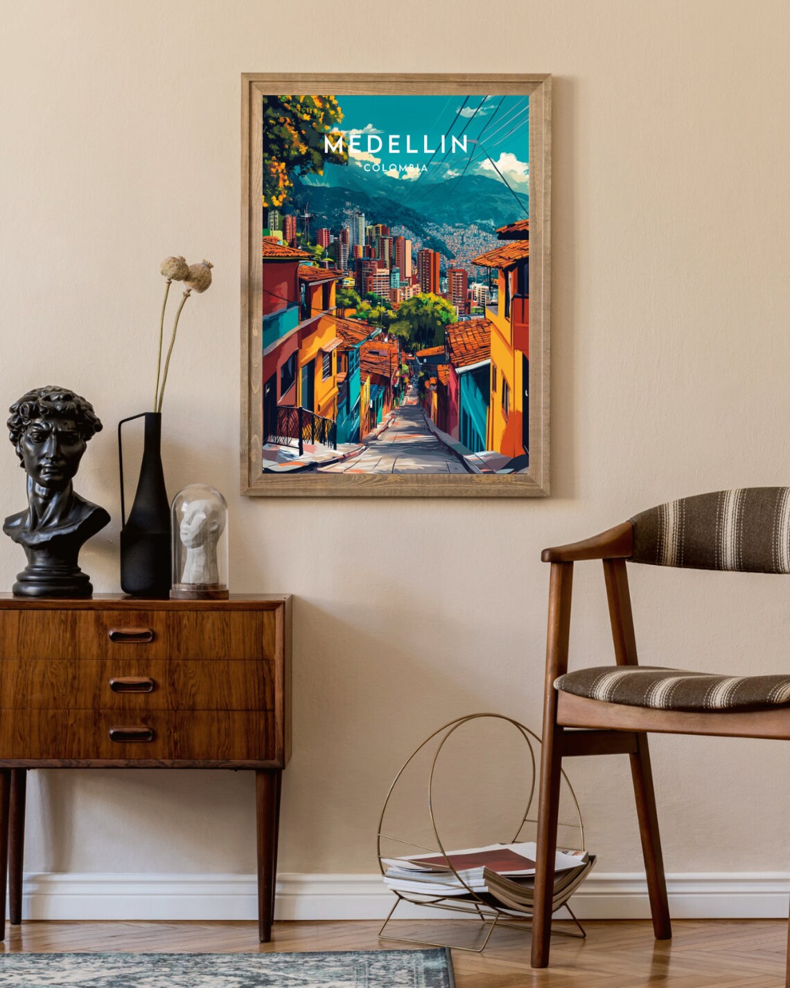 Medellin Travel Poster, Colombia South America - Image 2