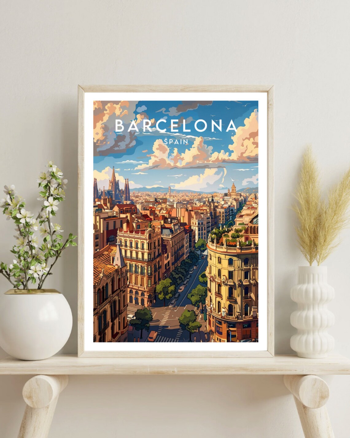 Barcelona Spain Travel Wall Art Poster - Image 4