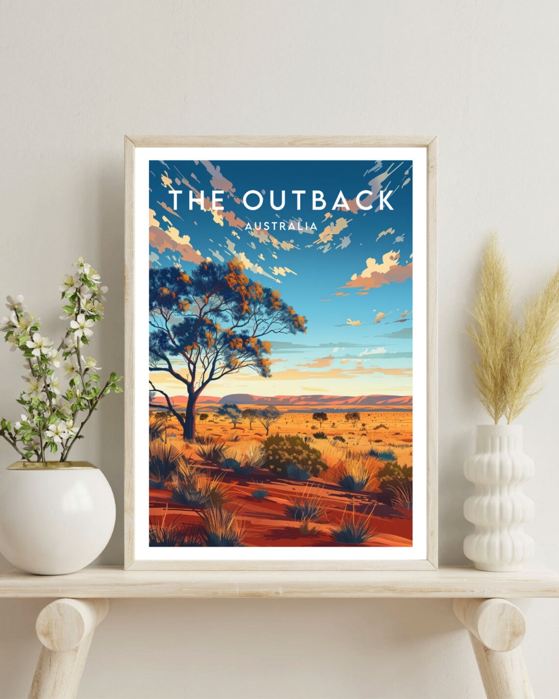 The Outback Travel Poster, Australia Landscape - Image 4