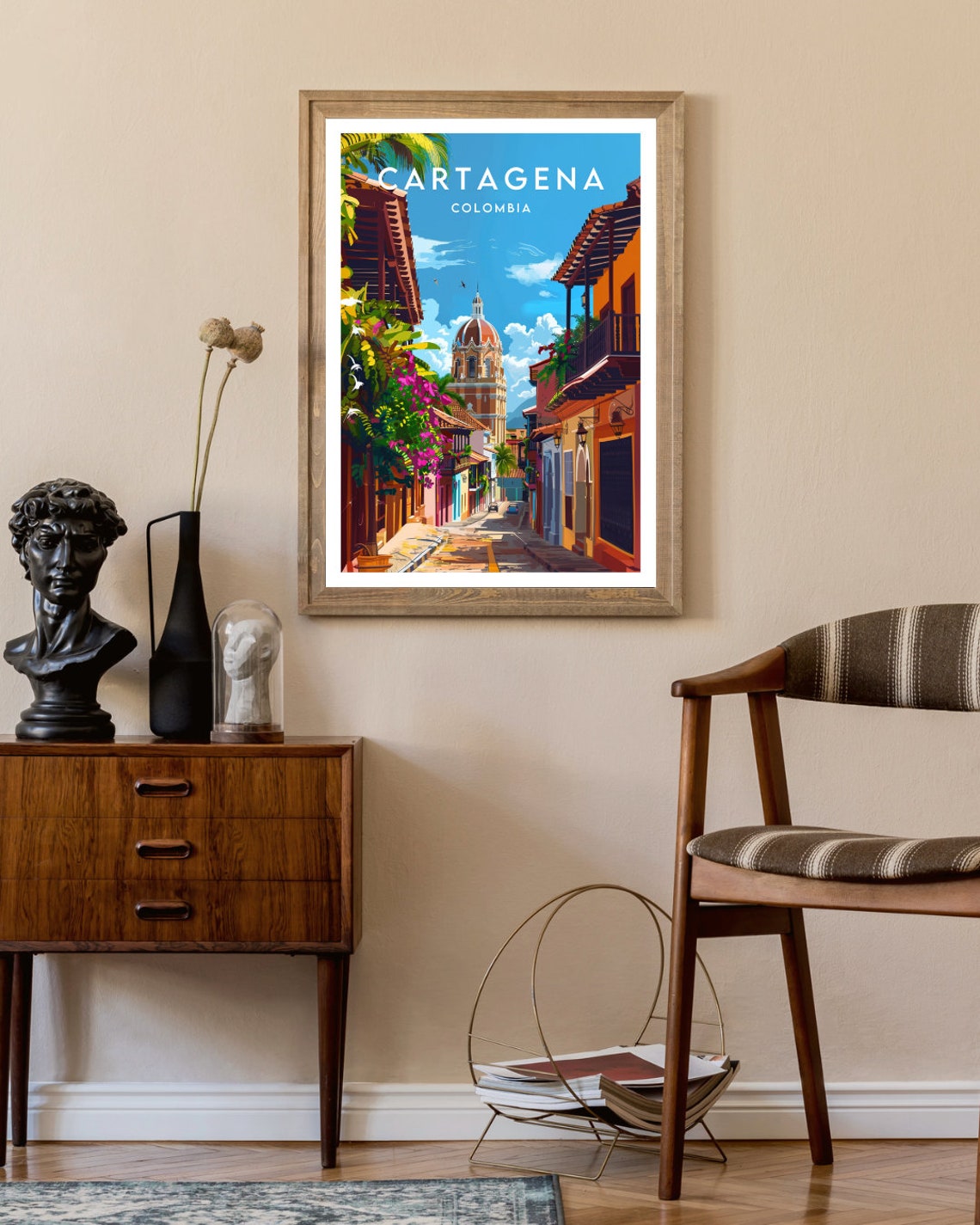 Cartagena Travel Print Colombia Cartagena Poster Colombia Poster Travel Wall Art Colombia Print Cartagena South America Colombian - Image 2