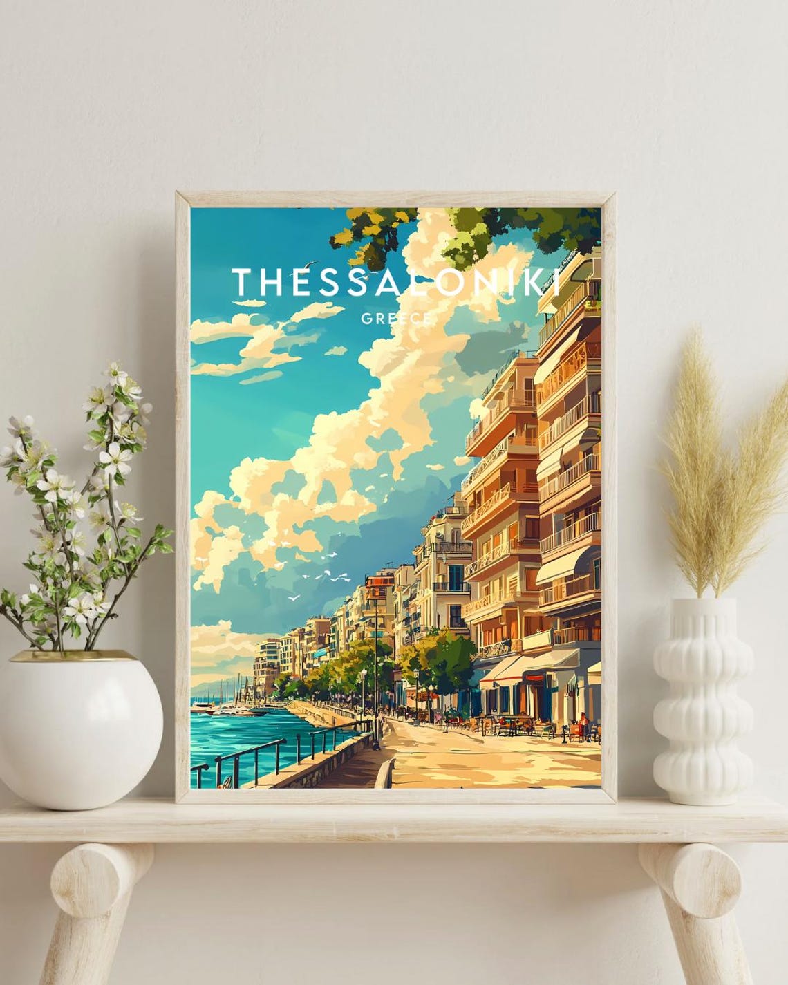Thessaloniki Travel Print Greece Thessaloniki Poster Greece Poster Travel Wall Art Greece Print Greece Europe Thessaloniki Print - Image 4