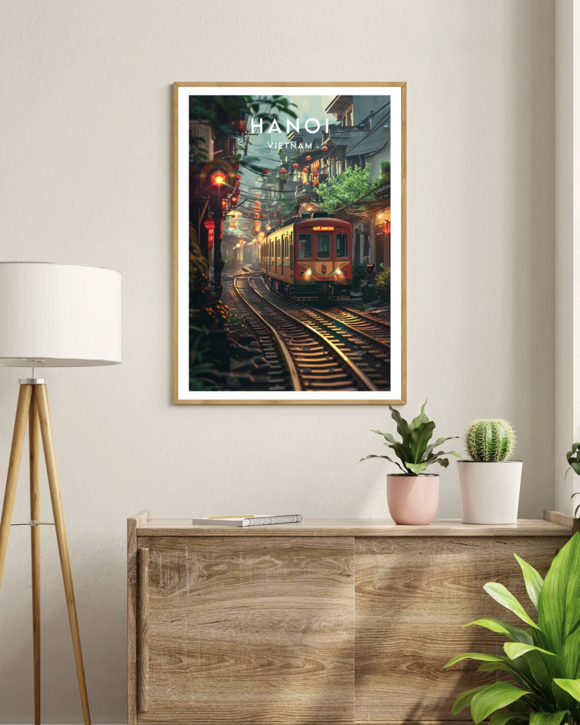 Hanoi Travel Print, Vietnam Wall Art Poster - Image 3