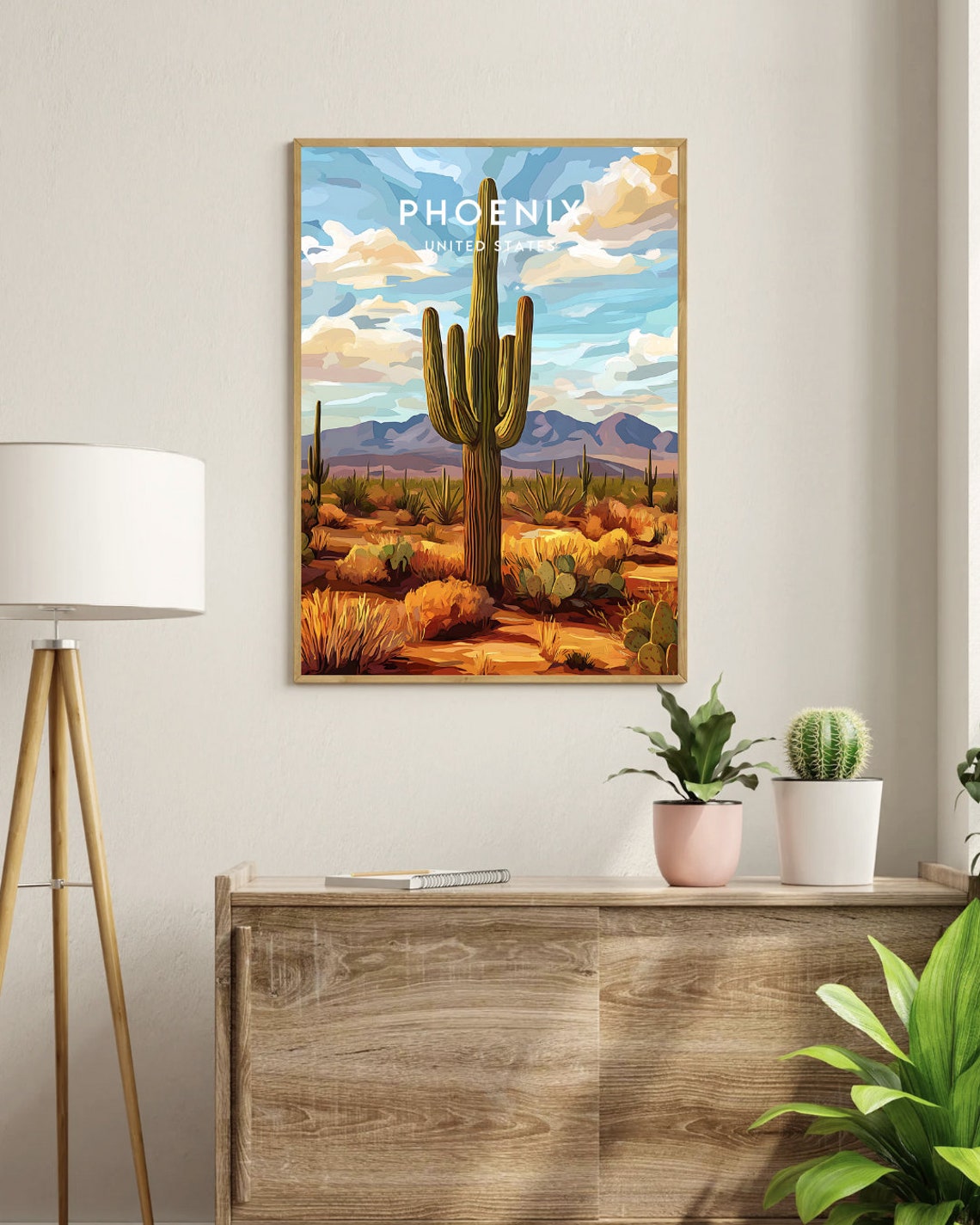 Phoenix Travel Print United States Phoenix Poster America Poster Travel Wall Art America Print Poster America Phoenix Usa Arizona - Image 3