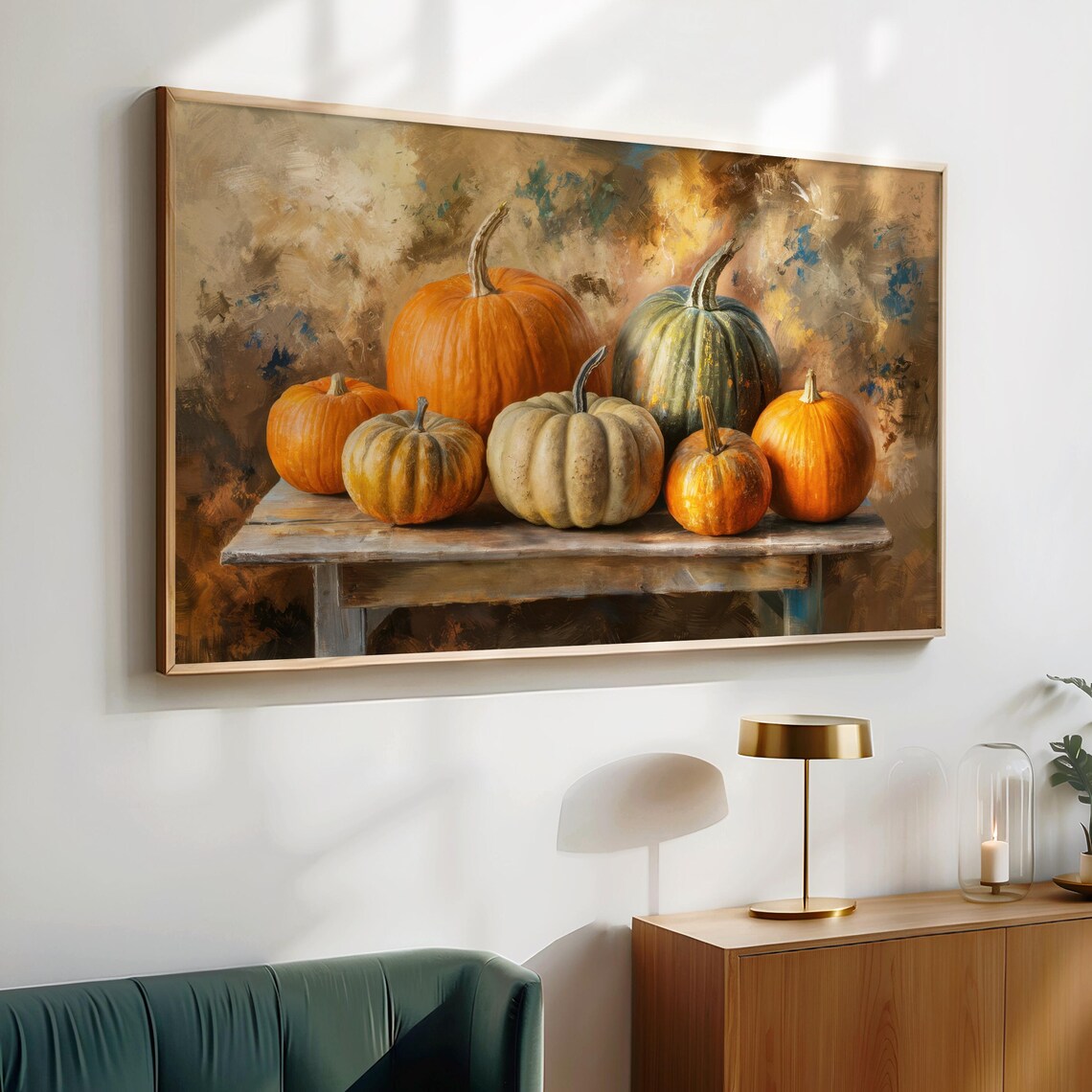 Fall Pumpkin Rustic Earthy Seasonal Decor Art Print - Image 4