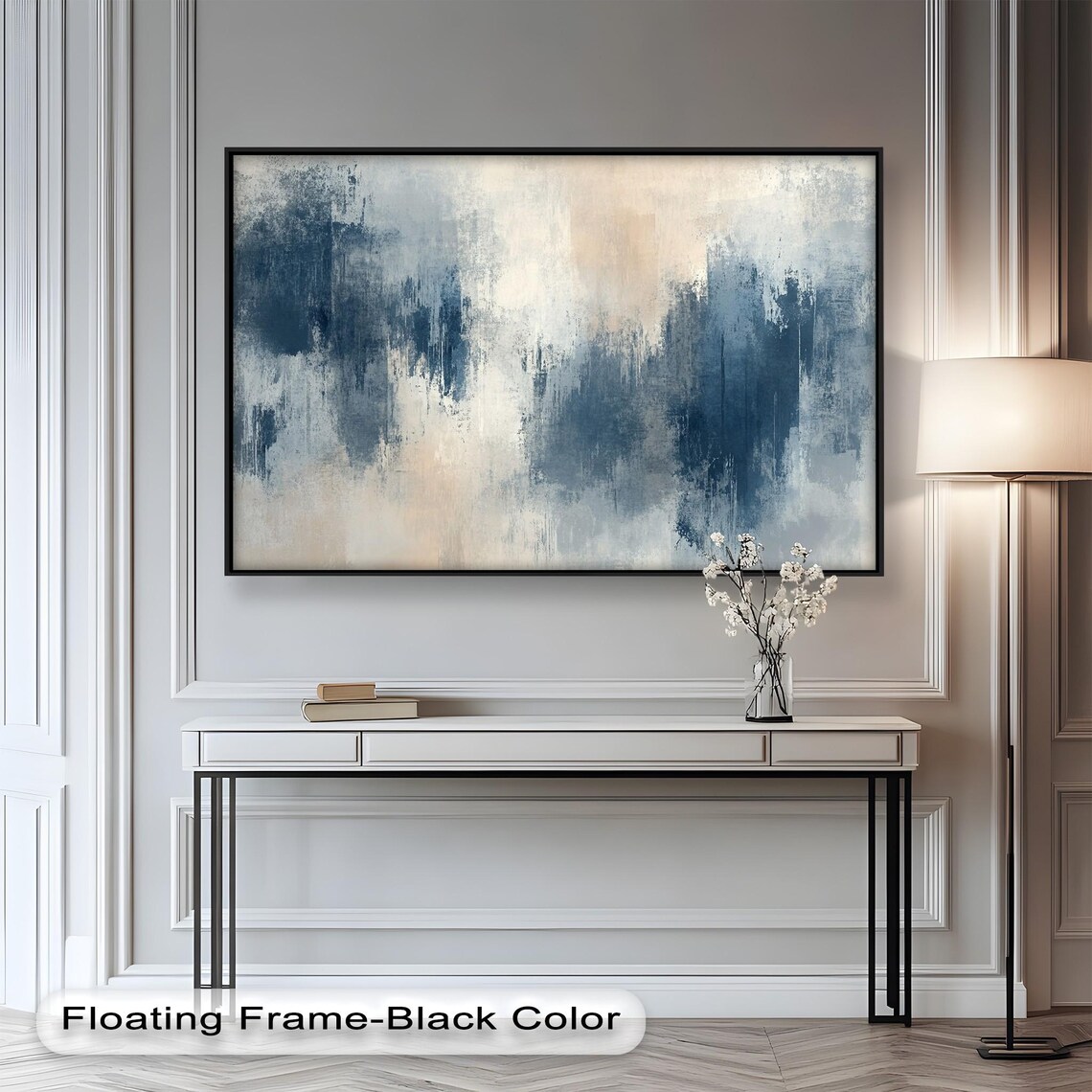 Modern Abstract Wooden Wall Art, Minimalist Decor