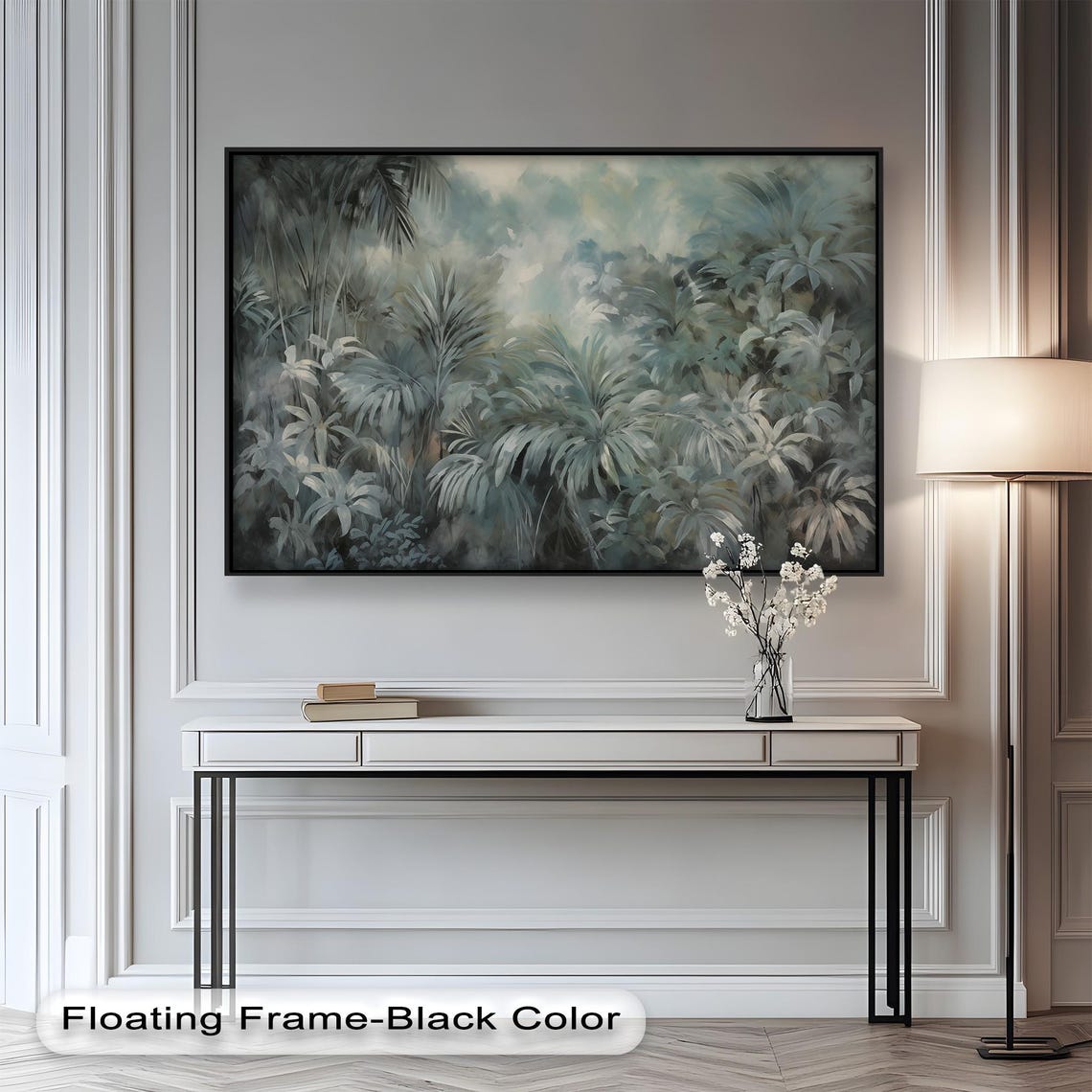 Tropical Jungle Art Print, Modern Botanical Decor - Image 2