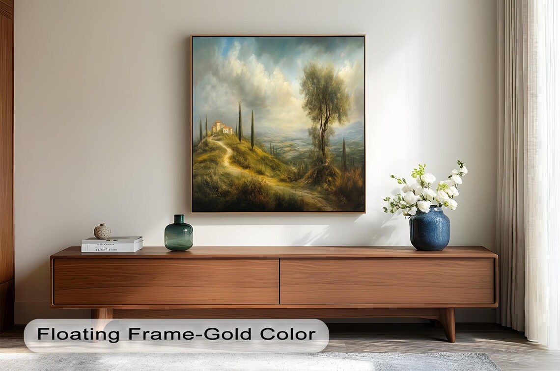 Tuscany Landscape, Rustic Countryside Art Print - Image 2