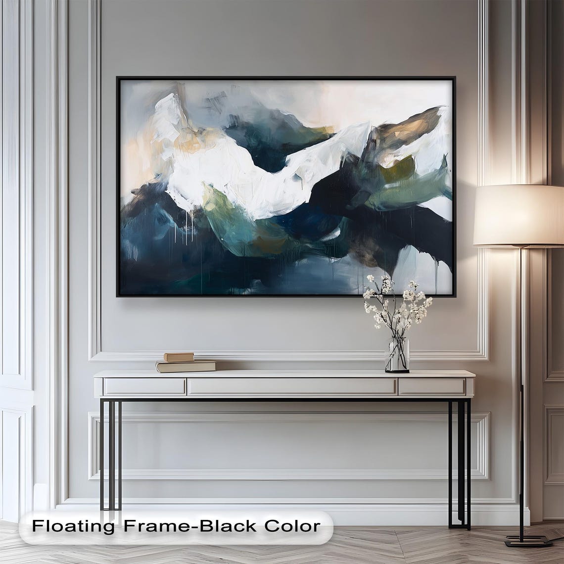Mountain Landscape, Modern Abstract Painting