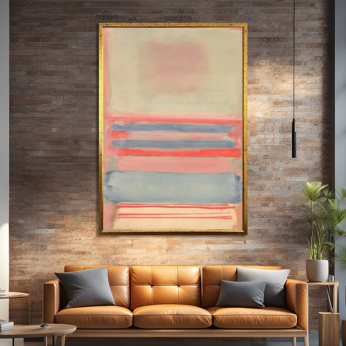 Mark Rokhto Inspired Abstract, Modern Home Decor