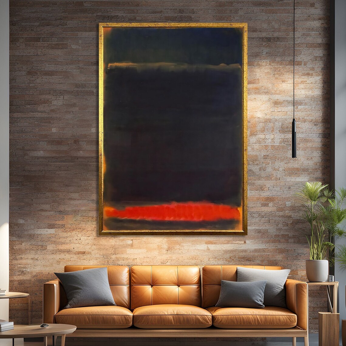 Mark Rothko Style Abstract Art Print, Dramatic