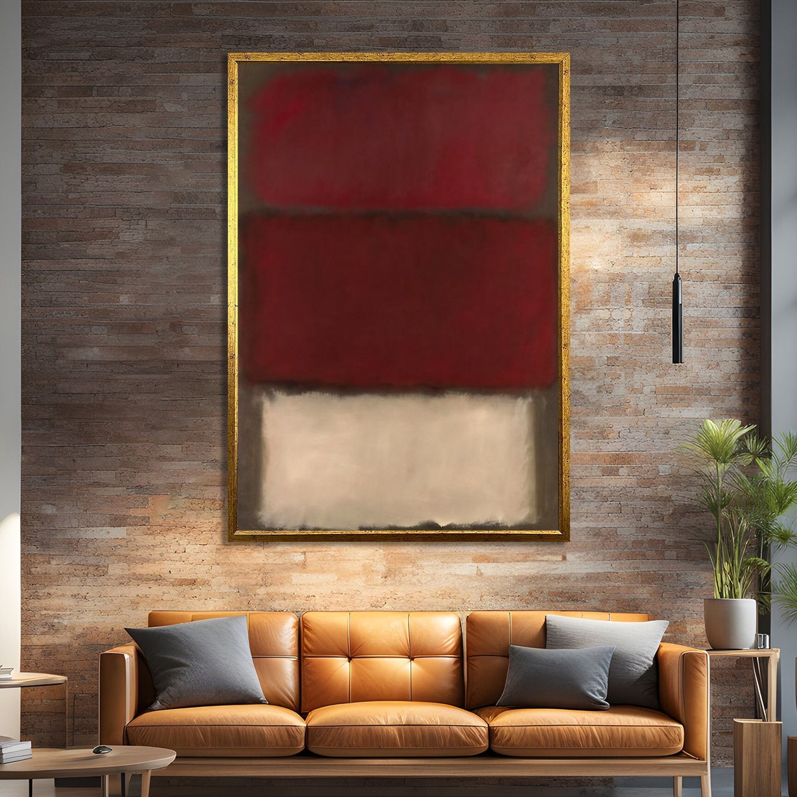 Mark Rothko Style Abstract Art Print