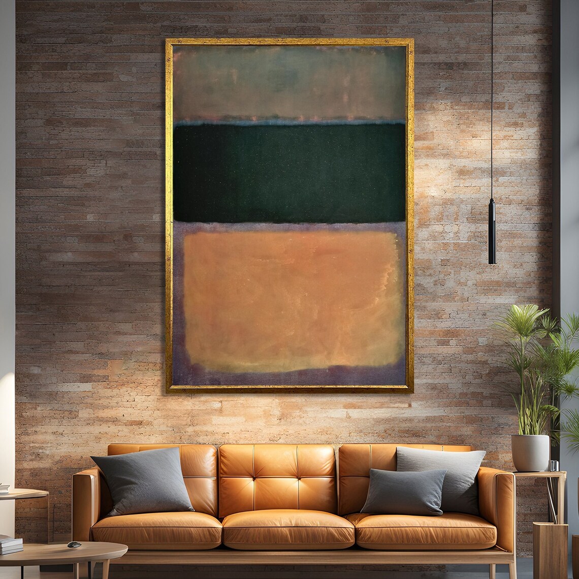 Mark Rothko Style Abstract Art Print, Modern Home Decor