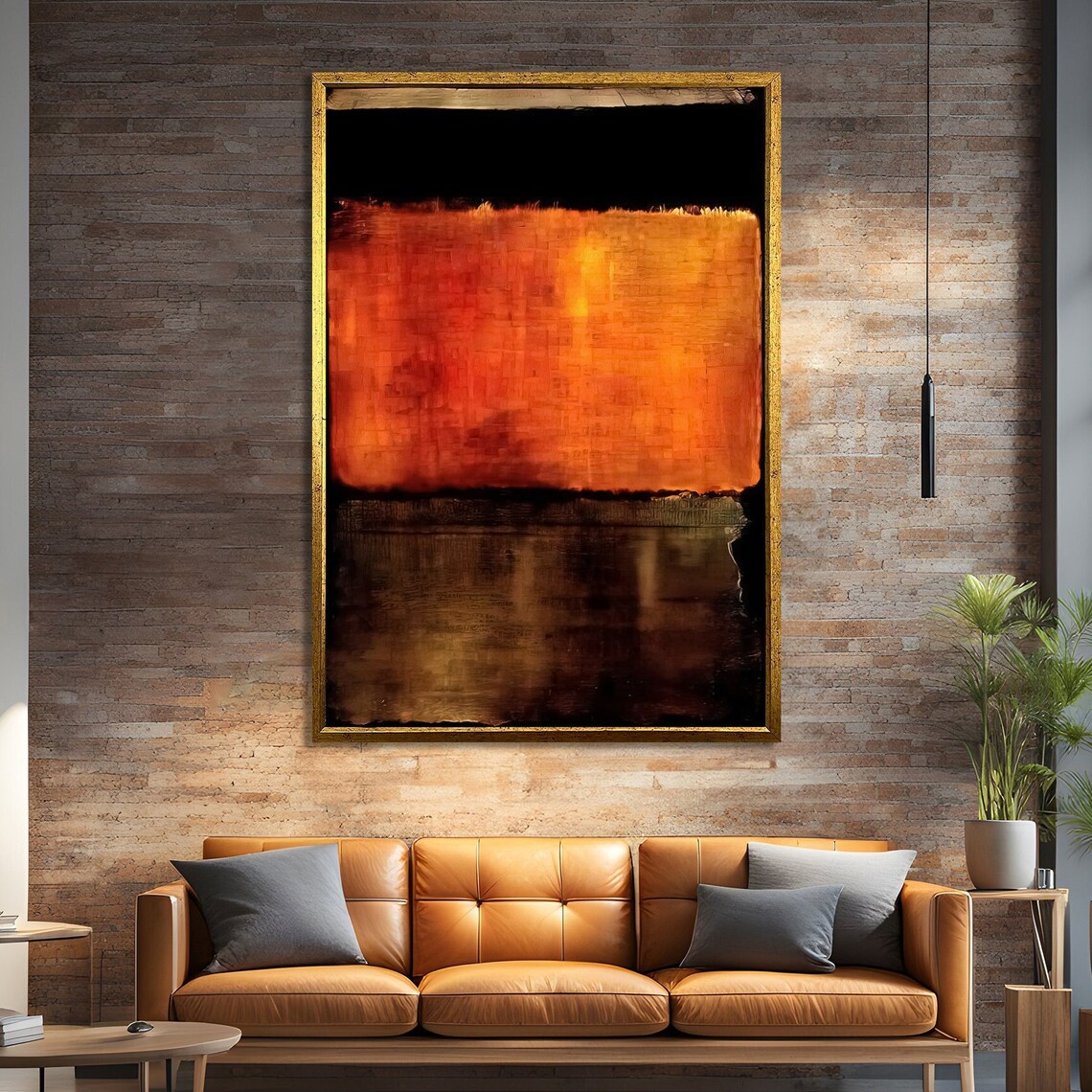 Mark Rokhto Inspired Abstract, Minimalist Art Print
