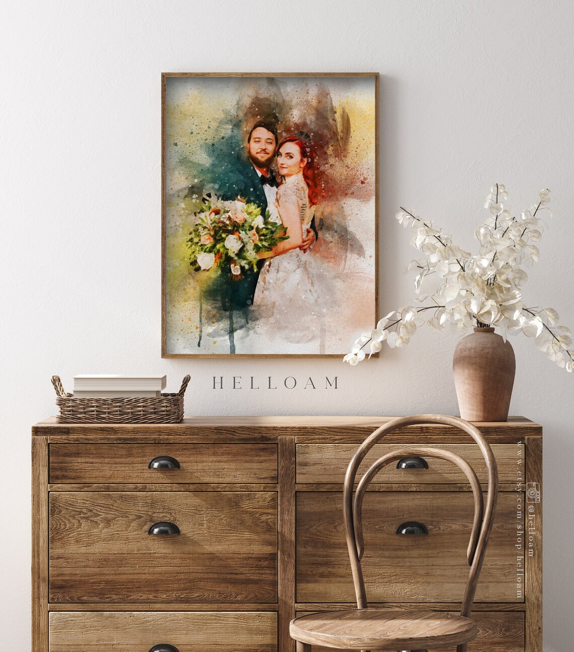 Personalized Portrait Painting From Photo, Gift Print - Image 3