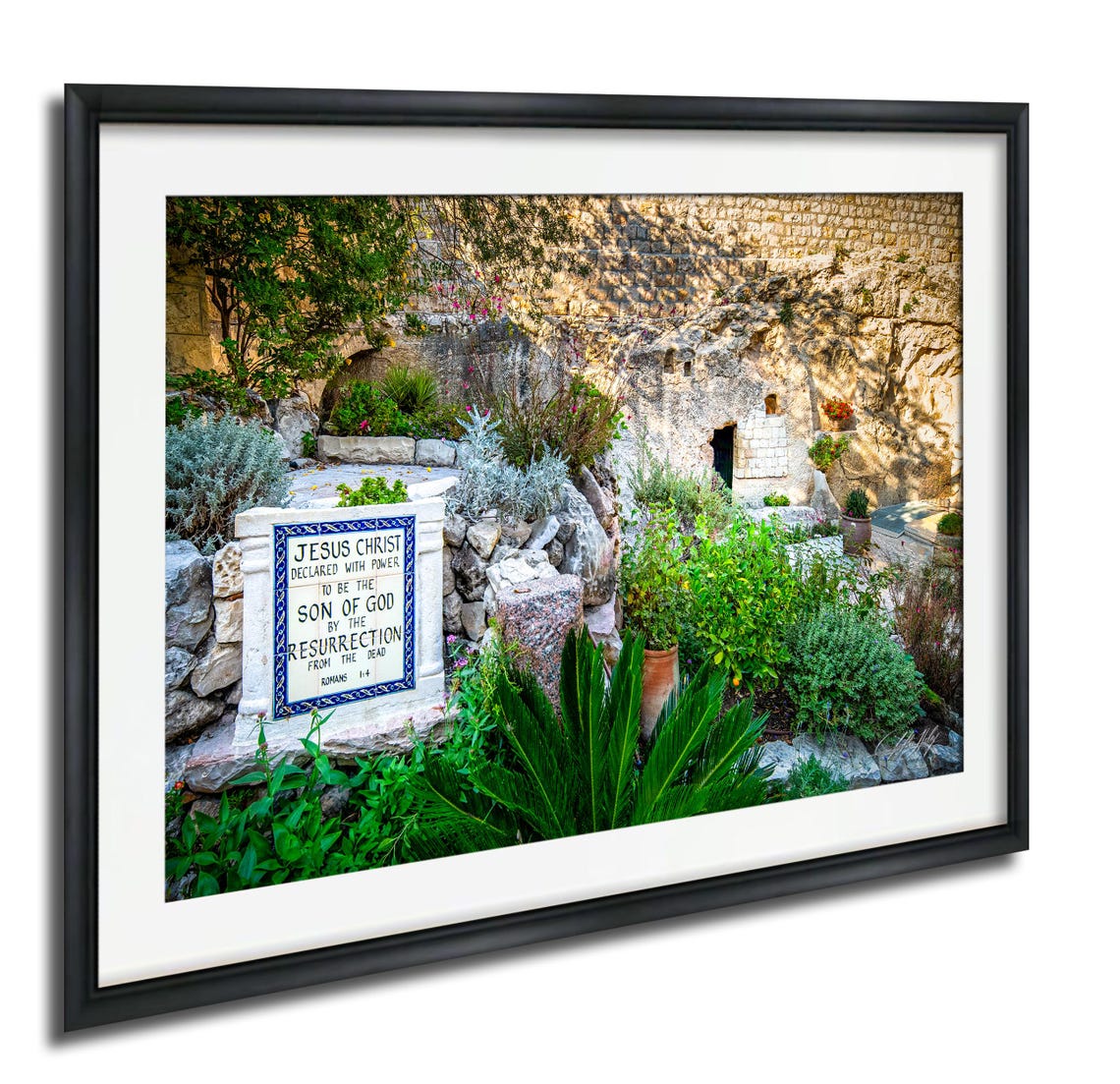 Holy Garden Tomb Jerusalem Biblical Resurrection Photo Poster
