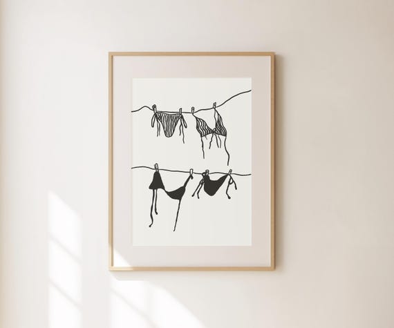 Bikini Wall Art Beach Club Print Cute Beach Wall Art Bikini Illustration Print Preppy Apartment Decor Cute Coastal Art Summer Decor
