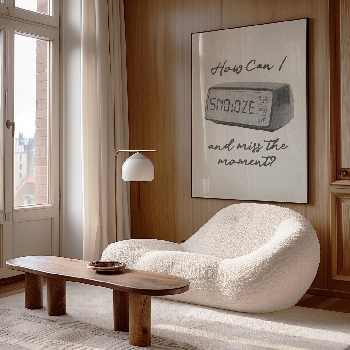 SZA Snooze How Can I Miss The Moment Retro Alarm Clock Music Print - Image 2