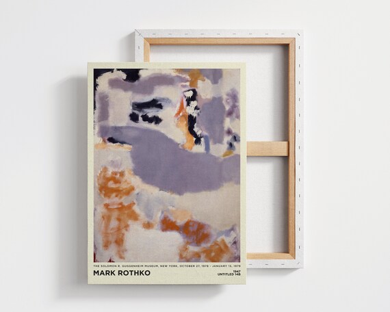 Mark Rothko Untitled 14B Abstract Lavender Orange Color Field Art Print