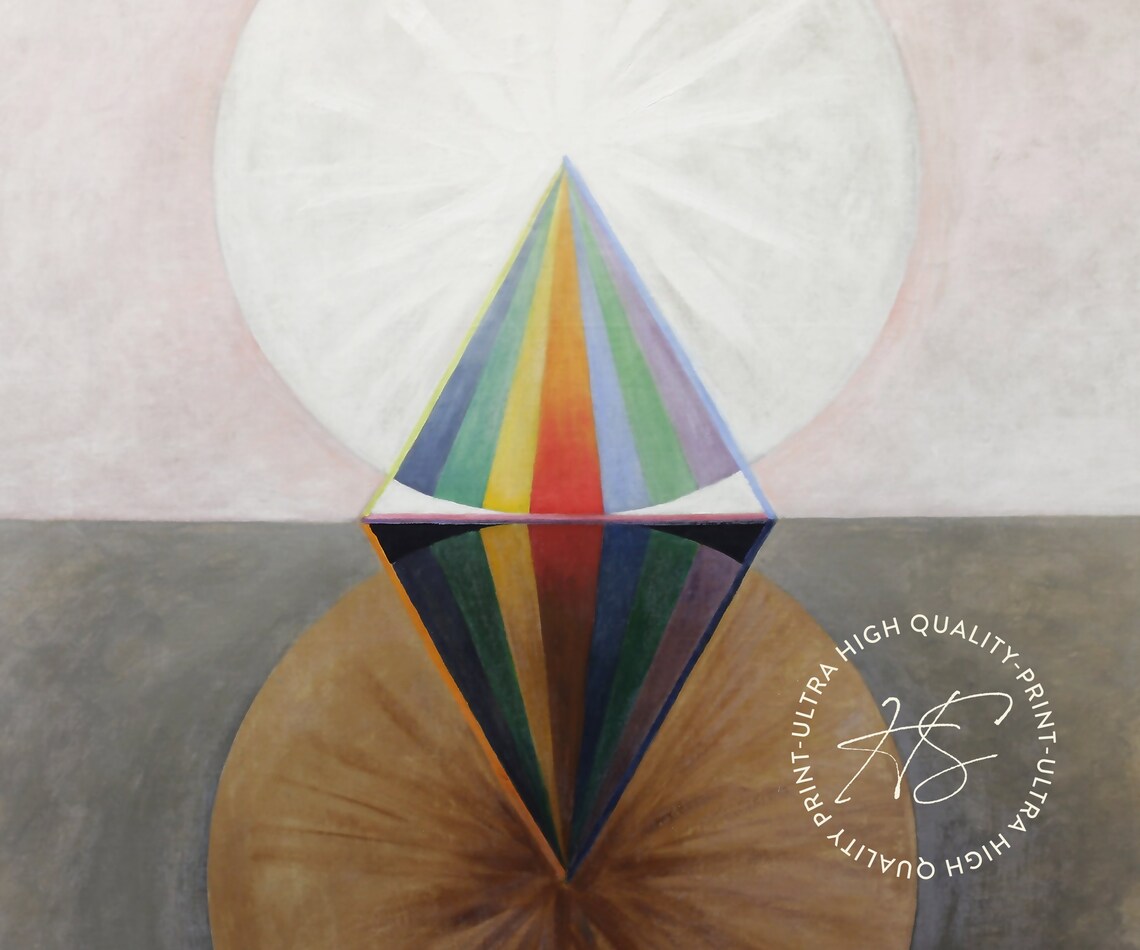 Hilma af Klint The Swan No 12 1915 Abstract Guggenheim Exhibition Poster - Image 4