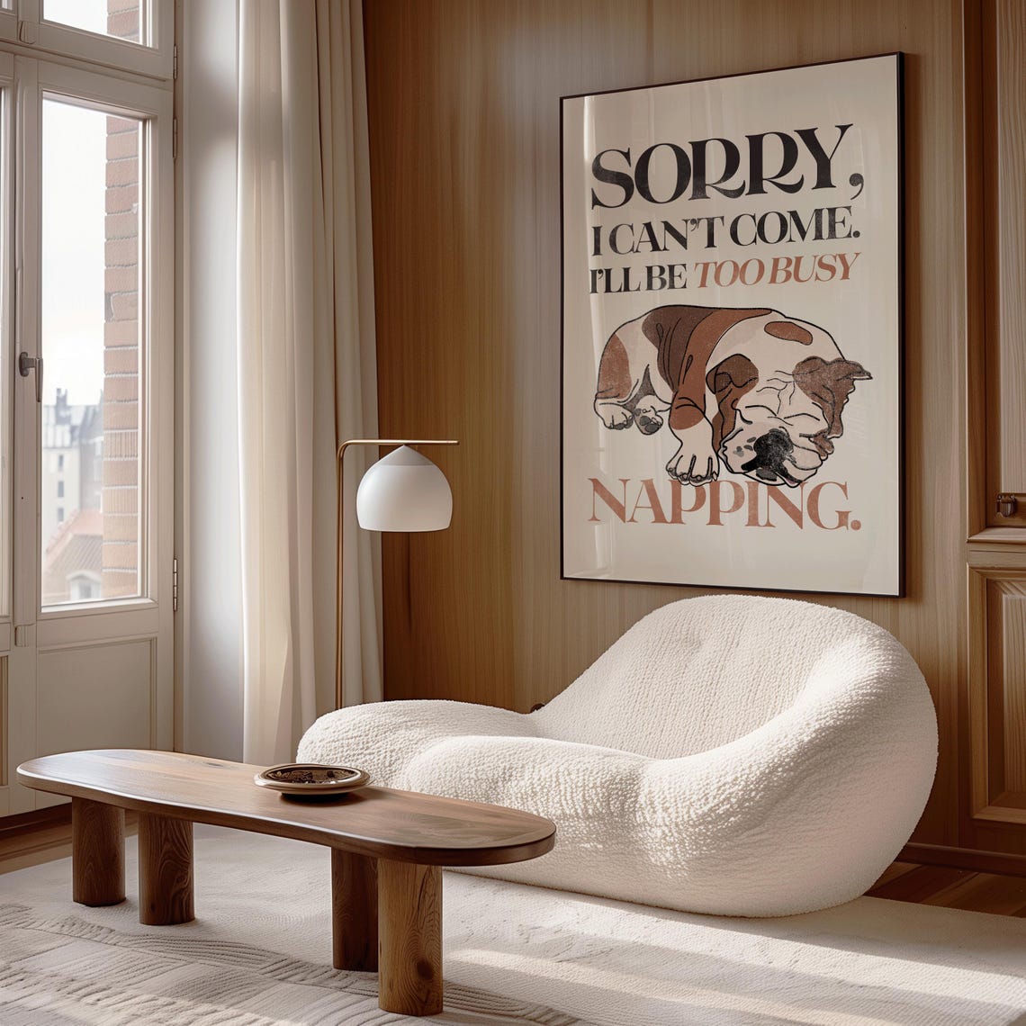 Im Too Busy Napping Print Homebody Wall Art Sleepy Art Hot Girls Art Self Care Poster Retro Preppy Wall Decor Girly Gifts Apartment - Image 2