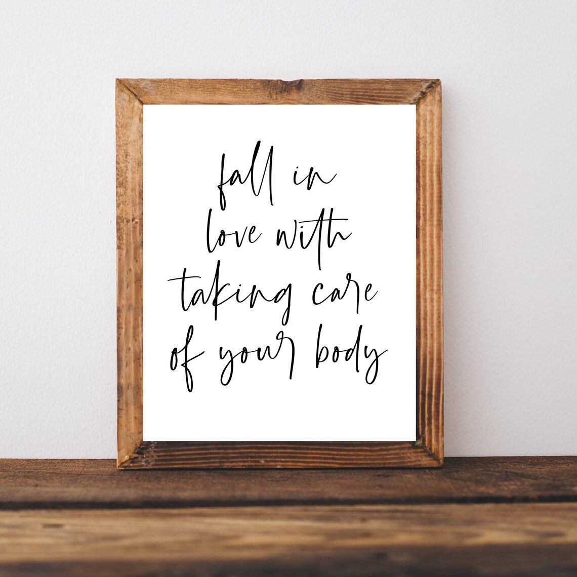 Fitness Motivational Inspirational Decor Art Print