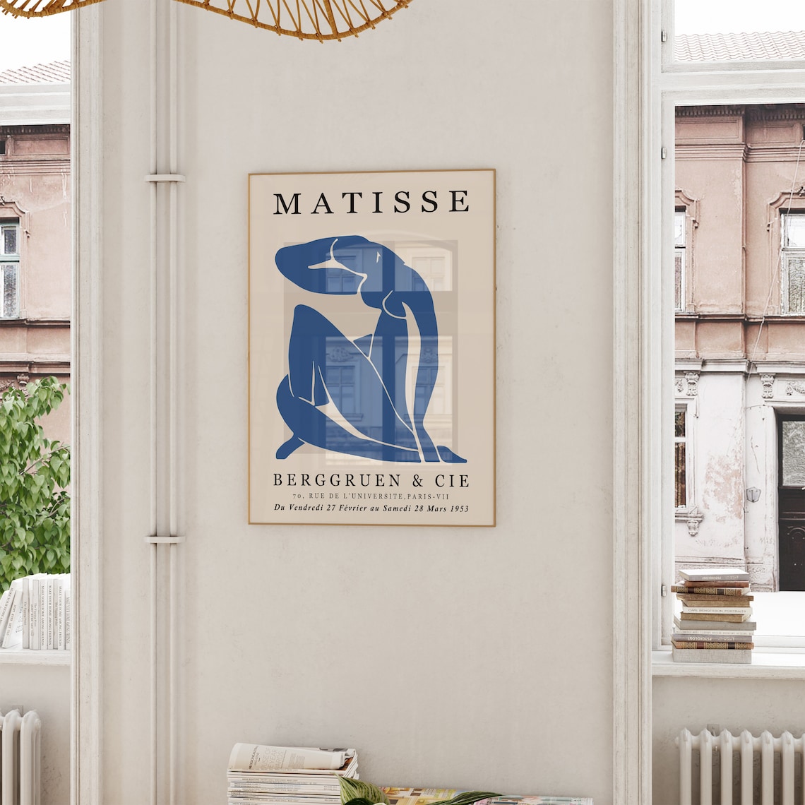 Matisse Blue Nude 1953 Berggruen and Cie Paris Exhibition Poster - Image 2