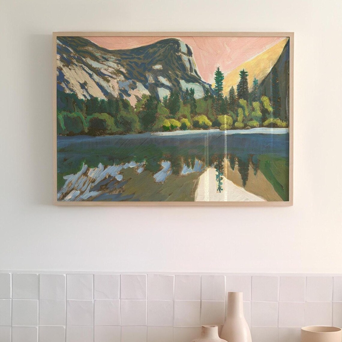 Yosemite Midcentury Modern California Travel Poster