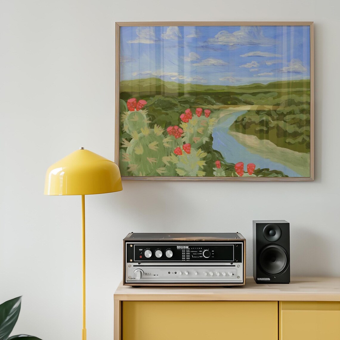Texas Hill Country Art Print, Pedernales River