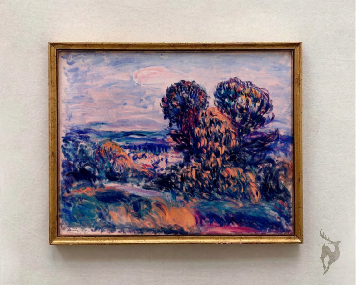 Surreal Landscape Maximalist Vintage Oil Painting Poster