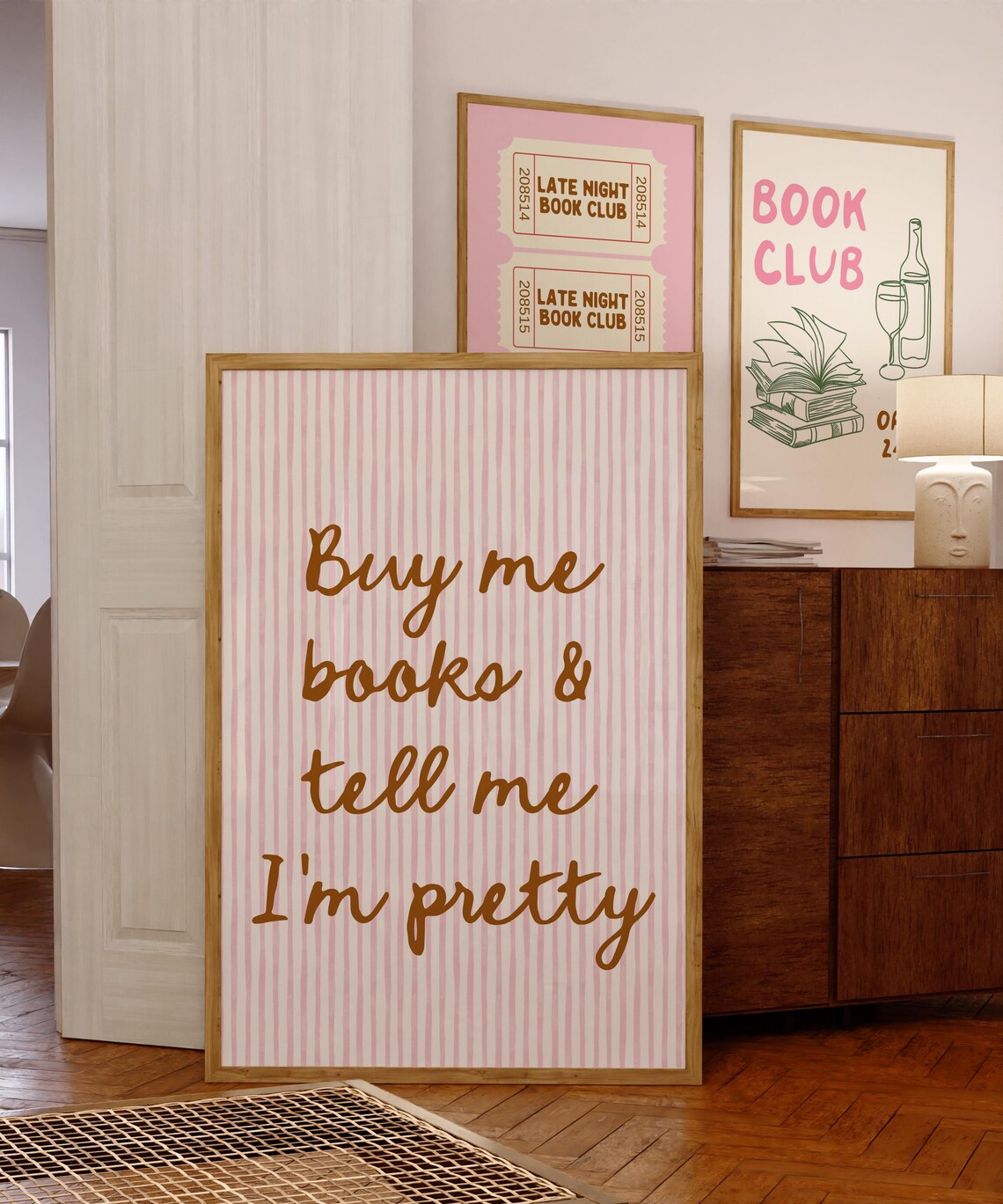 Buy Me Books And Tell Me I'm Pretty, Book Lover Gift - Image 3