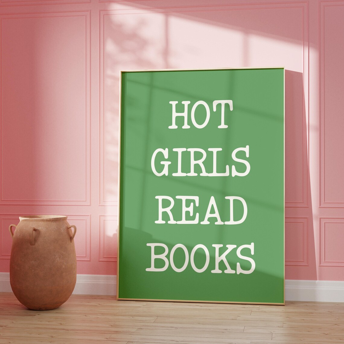 Hot Girls Read Books, Minimalist Bookish Art - Image 5