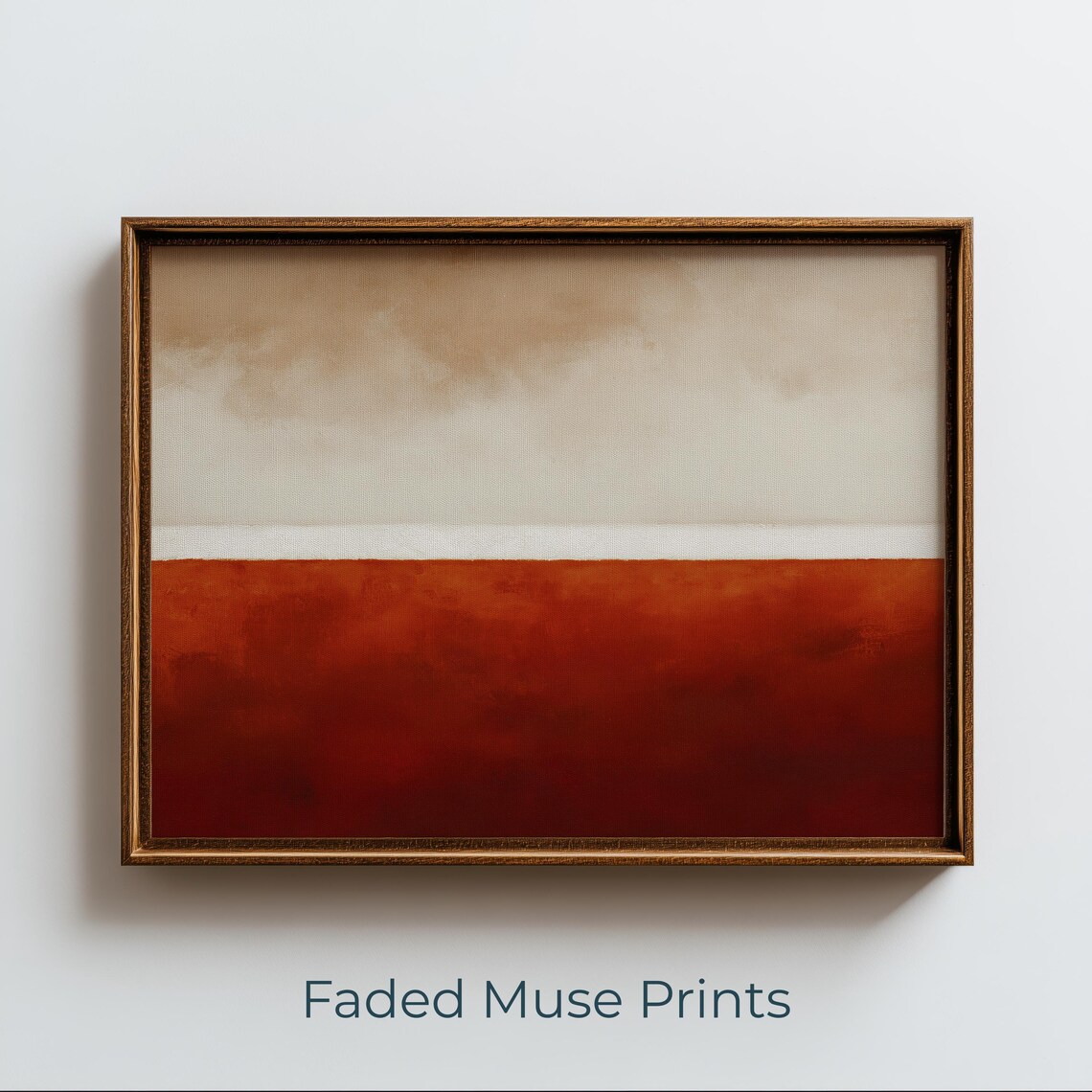 Minimalist Color Field Abstract Art Print
