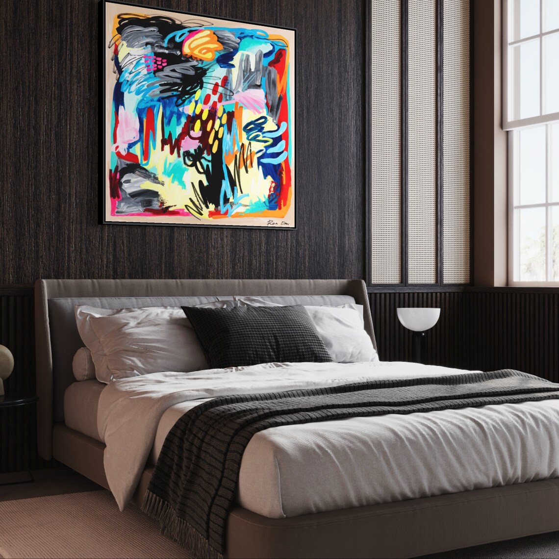 Contemporary Abstract Art Print, Living Room Decor - Image 4